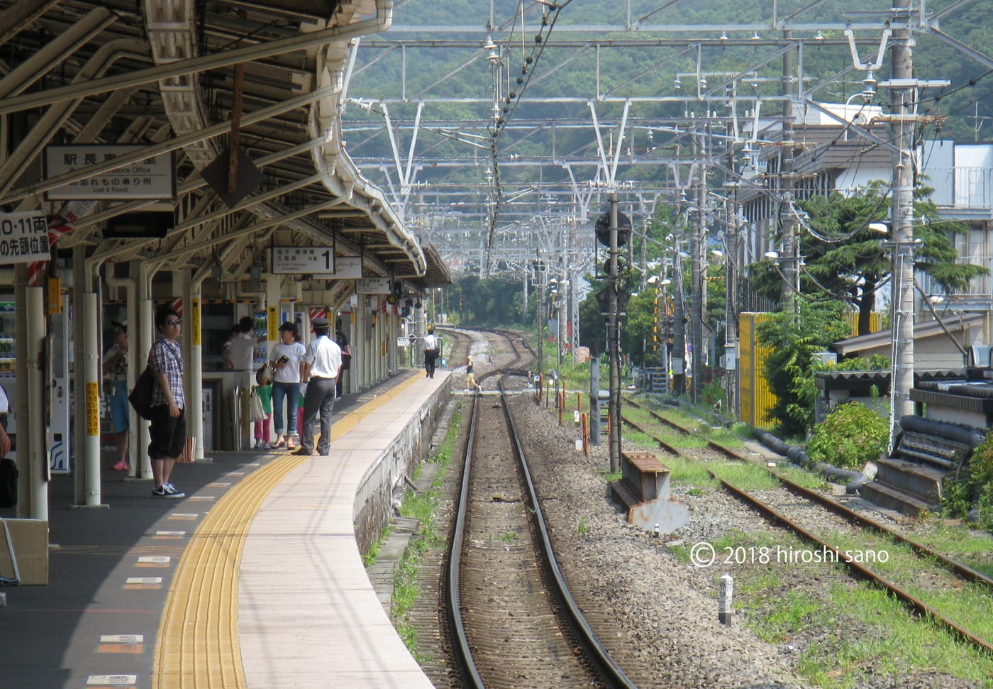 鎌倉駅のプラットフォーム